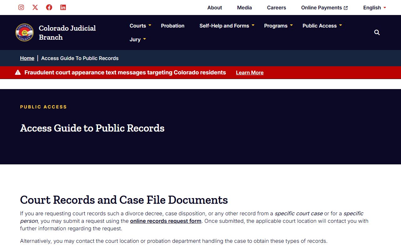 Denver County court records after arrest access guide